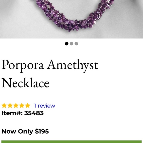 Stauer Amethyst Crystal Necklace - Picture 7 of 8